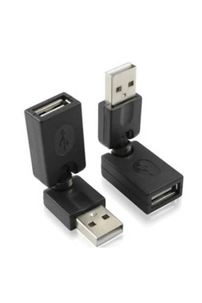 BASTORE Usb Uzatma Aparatı 360 Derece Dönen Dişi Erkek Usb 2.0 Çevirici - Resim 2