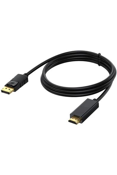 Zilevo Displayport To Hdmi Kablo Ses Görüntü Çevirici Kablo 3 Metre - Resim 3