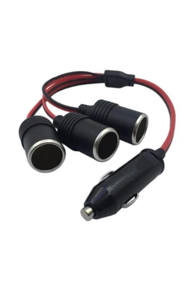 OEM Araç Çakmaklık Çoklayıcı Çoğaltıcı 3 Lü Kablolu 12-24 Volt - 2