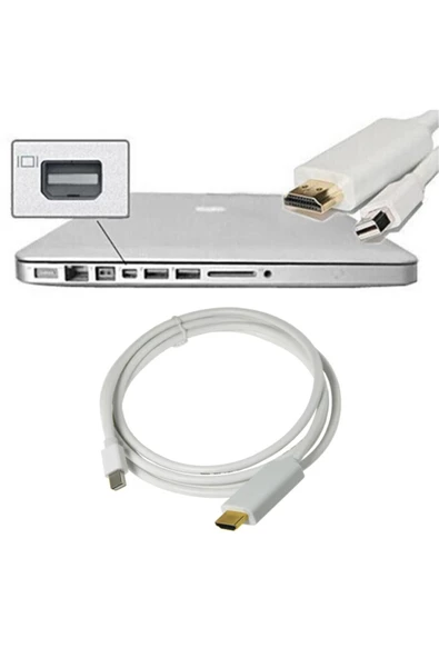 Zilevo Apple Macbook Mini Displayport (THUNDERBOLT) To Hdmı Kablo 1080p - 1.8m - Resim 5