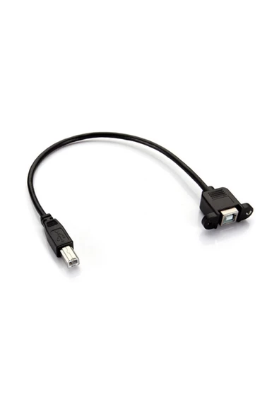 Zilevo Usb B Erkek To Usb B Dişi Uzatma Kablosu - Panel Tipi - 30cm ürün görseli