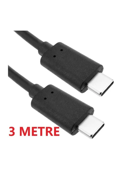 Zilevo Type C To Type C Erkek Erkek Hızlı Şarj Data Kablosu 3 metre - Resim 2