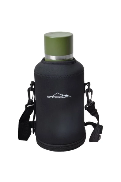 Campout Çift Katmanlı Termos Yeşil 2000Ml - 3
