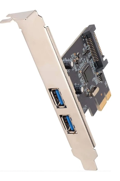 Zilevo Pci-e Express Usb 3.0 Hub 2 Port Molex Sata Çoklayıcı Çoğaltıcı