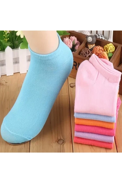 garanti çorap  Düz Bayan Patik 5 li - Resim 5