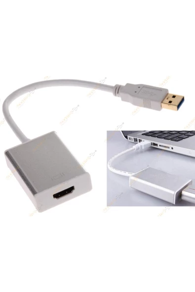 WOZLO Usb 3.0 To Hdmi Çevirici Usb 3.0 Hdmı Kablo Görüntü - Ses - 8