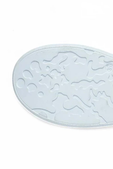 Celira Mdl Mavi Beyaz Bağcıklı Keten Kadın Spor Ayakkabı - Resim 4