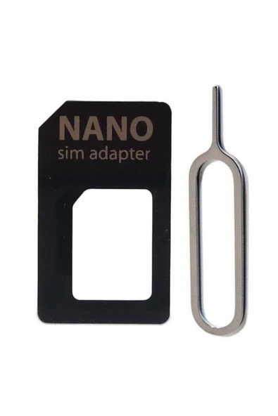 WOZLO Nano Sim Kart Adaptörü 2 Adet