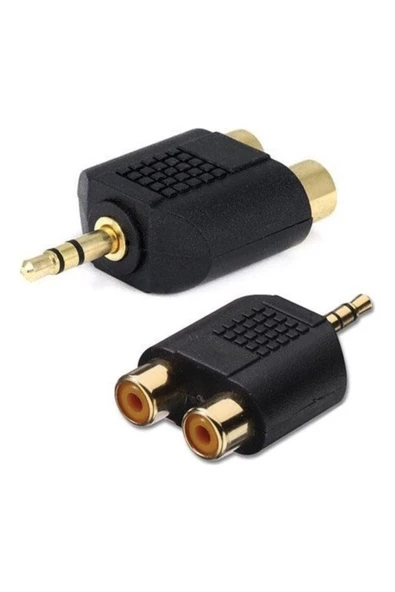 OEM Bt-c108 Rca Çevirici Jak 3.5mm Stereo Erkek To 2 X Rca Dişi Çevirici - Resim 3