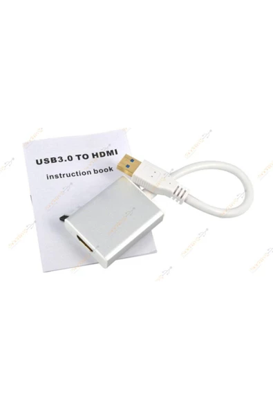 WOZLO Usb 3.0 To Hdmi Çevirici Usb 3.0 Hdmı Kablo Görüntü - Ses - 6