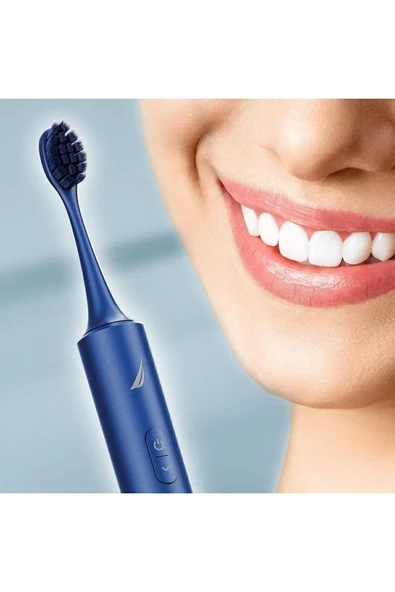 Nautica Komple Ağız Temizliği Tb80 Ipx7 Su Geçirmez Şarjlı Diş Fırçası Navy (TEŞHİR) - 6