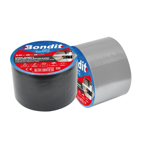 Bondit Bn4825g Insulatıon And Repaır Tape 0.13mm*48 Mm*25 Y ( Grey)