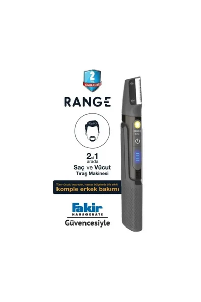 Range 2si 1 Arada Saç Ve Vücut Tıraş Makinesi Siyah