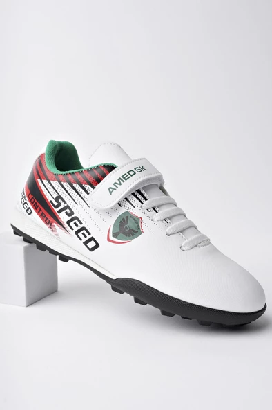 Amed Spor MİZU Unisex Çocuk Halı Saha Çim Saha Futbol Ayakkabısı - 5