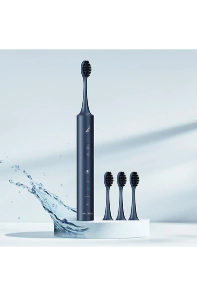 Nautica Komple Ağız Temizliği Tb80 Ipx7 Su Geçirmez Şarjlı Diş Fırçası Navy (TEŞHİR) - 7