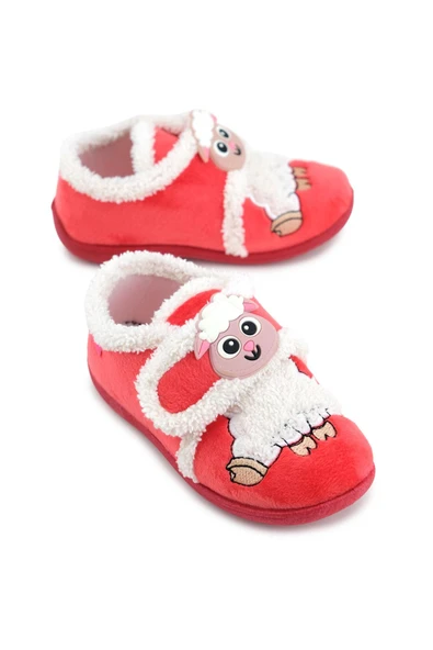 Gezer Unisex Çocuk Bebe Cırtlı Ayarlanabilir Günlük Okul Kreş Panduf Ayakkabı - Resim 4