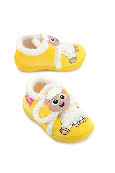 Gezer Unisex Çocuk Bebe Cırtlı Ayarlanabilir Günlük Okul Kreş Panduf Ayakkabı