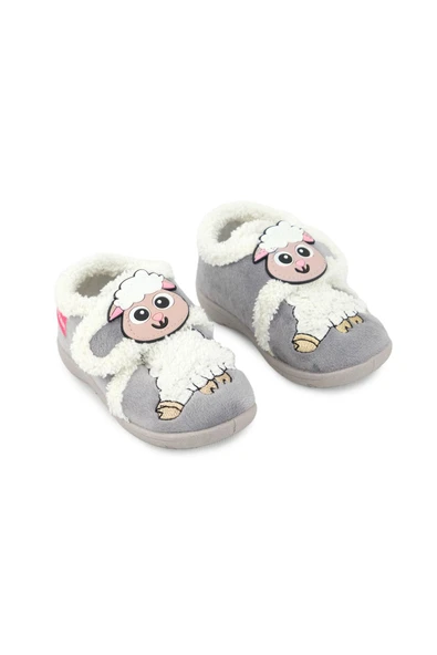 Gezer Unisex Çocuk Bebe Cırtlı Ayarlanabilir Günlük Okul Kreş Panduf Ayakkabı - Resim 9