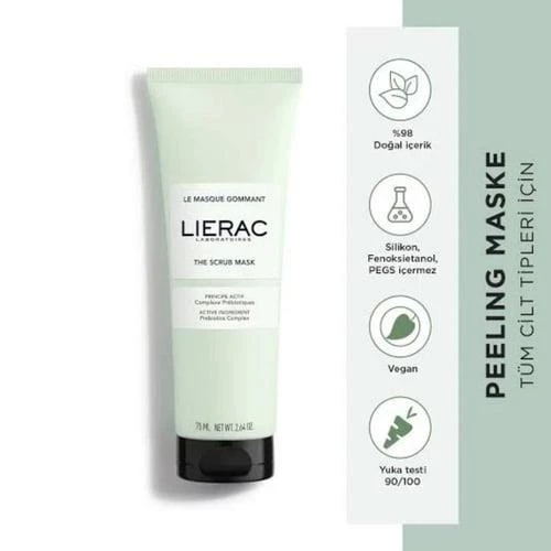 Lierac The Scrub Mask Temizleyici Peeling Maske 75 ml