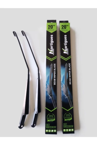 KAMİLPAR- SKODA FAVORİT ÖN SİLECEK KOLU + SİLECEK SÜPÜRGE SAĞ SOL TAKIM