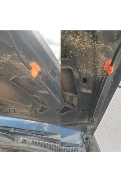 skoda fabia kaput demir plastiği - Resim 3