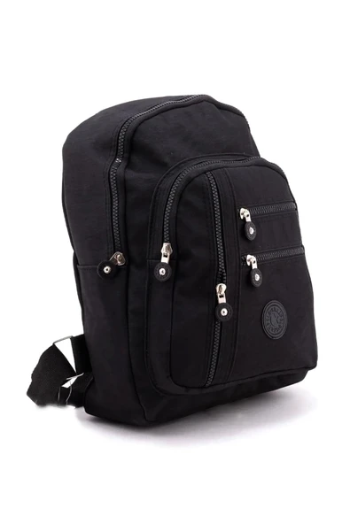 Papuç Sepeti 4376 Krinkır Kumaş Kadın Sırt Çantası - Resim 2