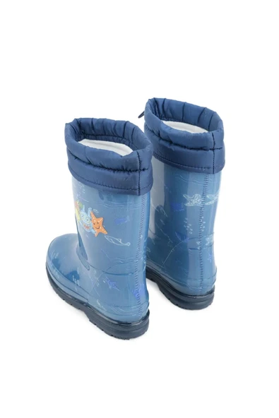 Gezer 00674 Erkek Çocuk Termal Astarlı Su Yağmur Geçirmez Çizme - Resim 4