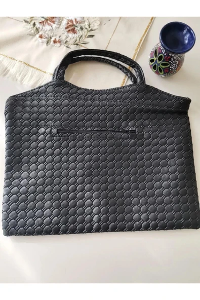 Papuç Sepeti 4393 Kadın İki Gözlü Anne El İşi Çantası - Resim 2