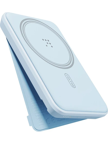 Voltme MagPak 5000mAh Magsafe Kablosuz Powerbank- Usb-C /MagSafe Hızlı Şarj Mavi 22.5W