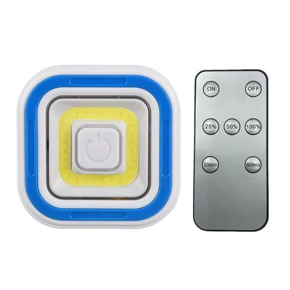 Ayt Powermaster PM-6937 Cob Ledli Pilli Uzaktan Kumandalı Tekli Lamba Tezgah Altı Işıldak Lamba - 5