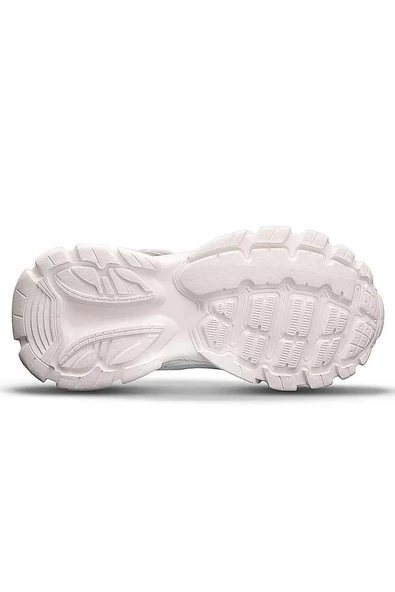 Celira Nrt Beyaz Siyah Günlük Fileli Kadın Spor Ayakkabı - Resim 4