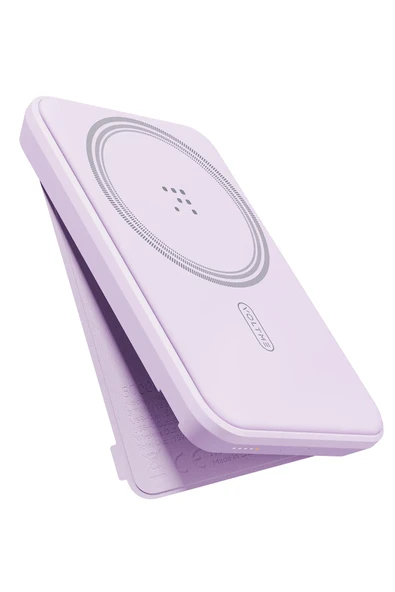 Voltme MagPak 5000mAh Magsafe Kablosuz Powerbank- Usb-C /MagSafe Hızlı Şarj Lila 22.5W