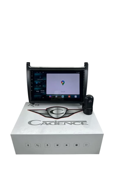 Cadence POLO 2008-2015 CADENCE R15 (DVR KAYIT CİHAZI HEDİYE) PRO OEM MULTİMEDİA