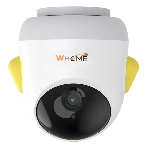 Ayt Whome Yapay Zeka Destekli 360 Derece Gece Görüşlü Sarı Wifi Bebek Kamera Güvenlik Kamerası - 4