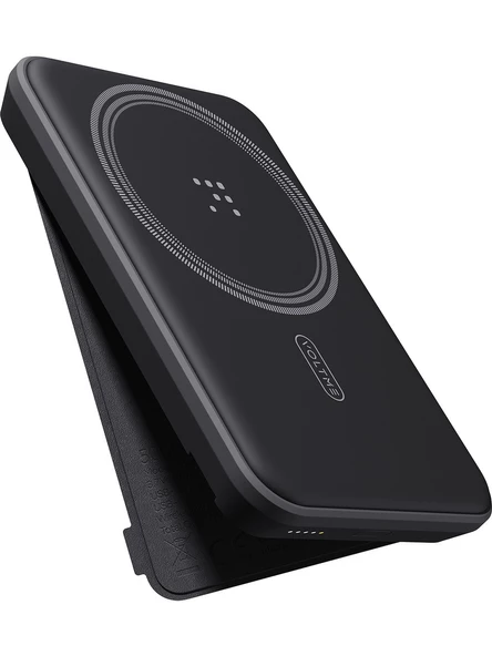 Voltme MagPak 5000mAh Magsafe Kablosuz Powerbank- Usb-C /MagSafe Hızlı Şarj Siyah 22.5W