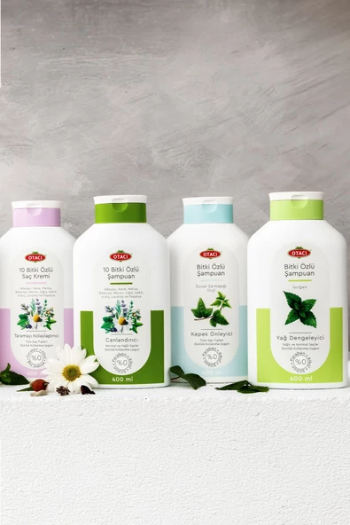 OTACI Bitki Özlü Yağ Dengeleyici Isırgan Şampuan 400 ml - 5
