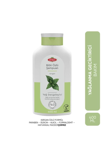 OTACI Bitki Özlü Yağ Dengeleyici Isırgan Şampuan 400 ml