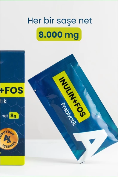 APRİVEX Inulin + Fos Prebiyotik Lif Takviyesi 30 Günlük Saşe - 3