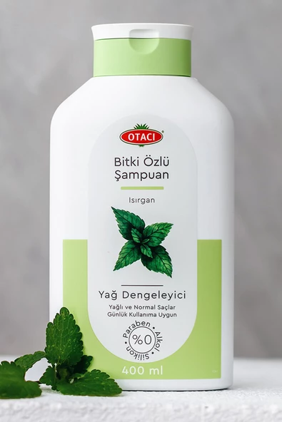 OTACI Bitki Özlü Yağ Dengeleyici Isırgan Şampuan 400 ml - 4