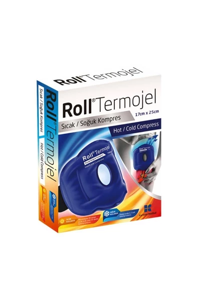 ROLL Termojel Sıcak / Soğuk Kompres Çırtlı Diz 17 Cm X 25 Cm