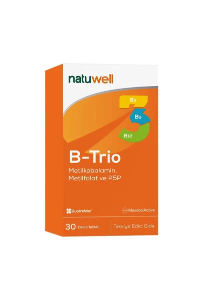 NATUWELL B-trio 30 Dilaltı Tablet 8683873980291