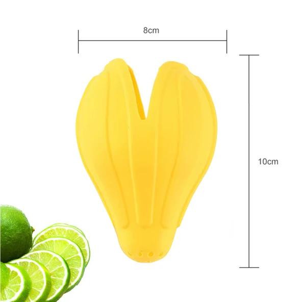 Ayt Sunup Silikon Limon Portakal Üzüm Sıkacağı El Tipi Meyve Sıkacağı Pratik Mutfak Gereçleri - 3