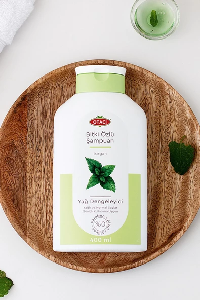 OTACI Bitki Özlü Yağ Dengeleyici Isırgan Şampuan 400 ml - 2