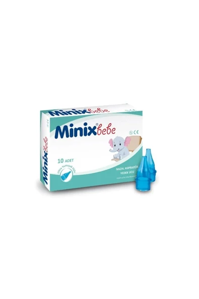 MİNİX BEBE Minixbebe Nazal Aspiratör Yedek Ucu 10 Adet