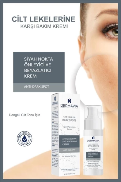 DERMAVİA Cilt Lekelerine Karşı Ve Beyazlatıcı Bakım Kremi 50 ml - Resim 3