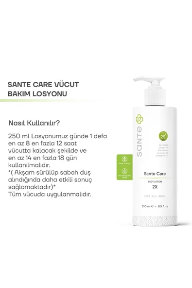 SANTE Plus Sante Care Çift Etki Cilt Bakım Losyonu 250 ml - Resim 4