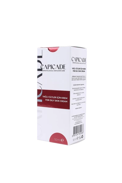 CAPİCADE Yağlı Ciltler Için Krem 50 Ml For Oil Skin Cream 50 Ml