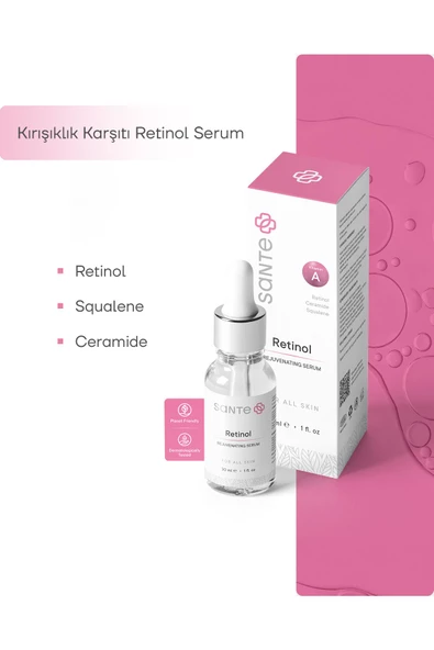 SANTEPLUS Sante Plus Yaşlanma Karşıtı Ve Yenileyici Retinol Gece Serumu 30 ml - 3