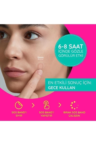 STİCK ON SPOTS Sos Band - 15 Adet Akne Bandı - 7