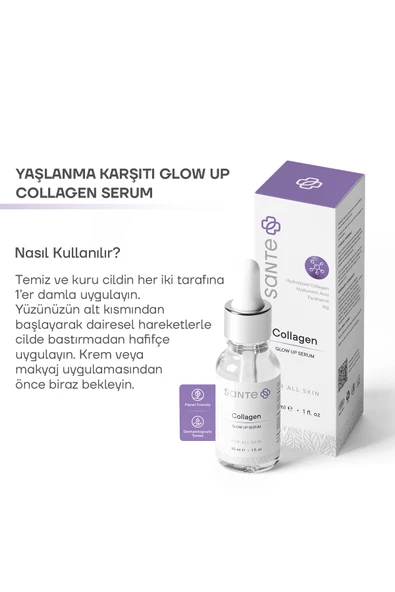 SANTEPLUS Sante Plus Canlandırıcı Ve Yenileyici Anti-aging Etkili Kolajen Serum 30 ml - 3